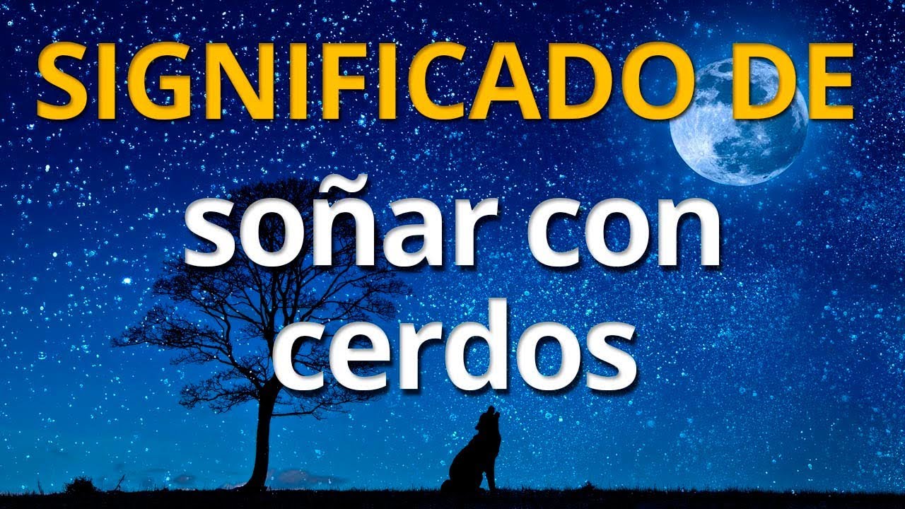 que significa soñar con un cerdo muerto