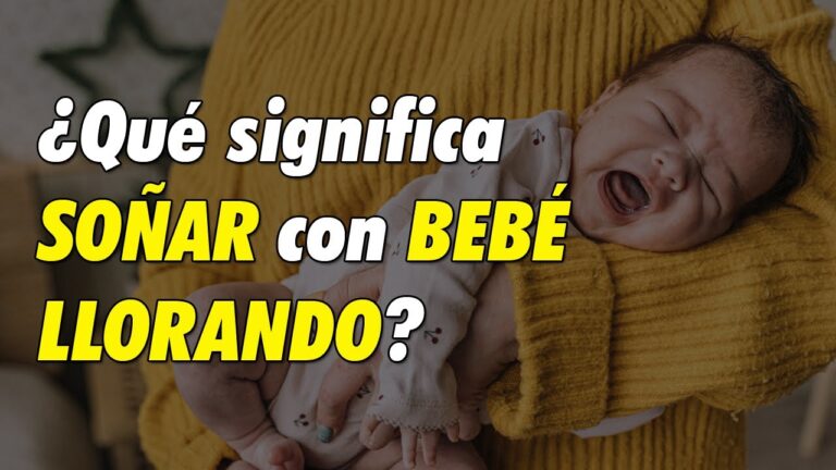 que significa soñar con un niño que llora