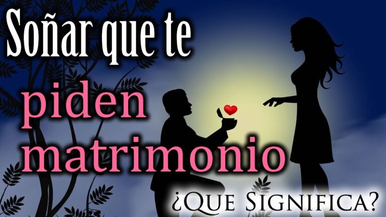 que significa soñar que pides matrimonio