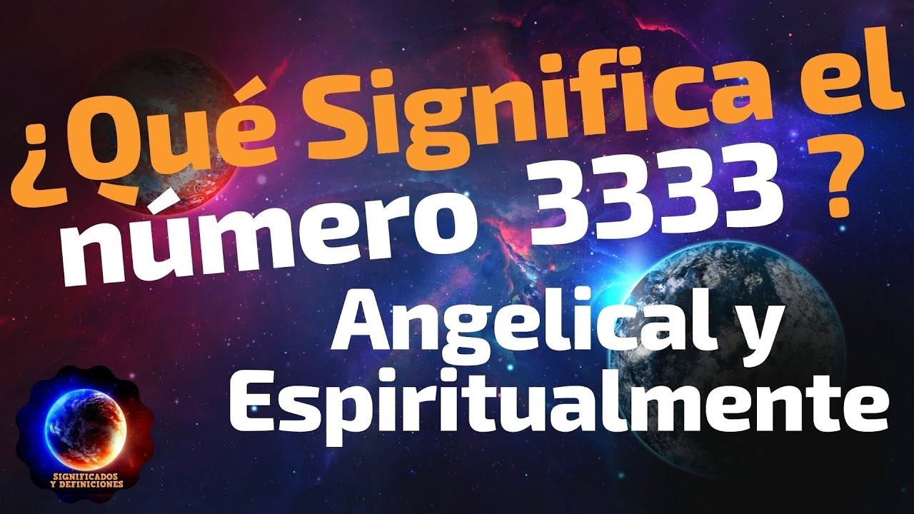 que significa ver el numero 3333