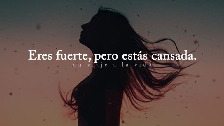 reflexion de una mujer cansada