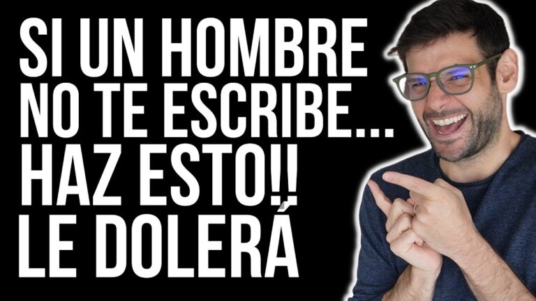 si un chico no te escribe en una semana