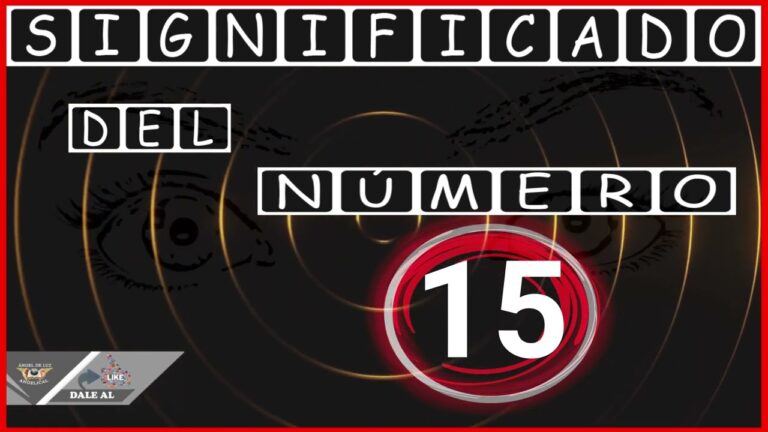 significado del numero 15 en lo espiritual