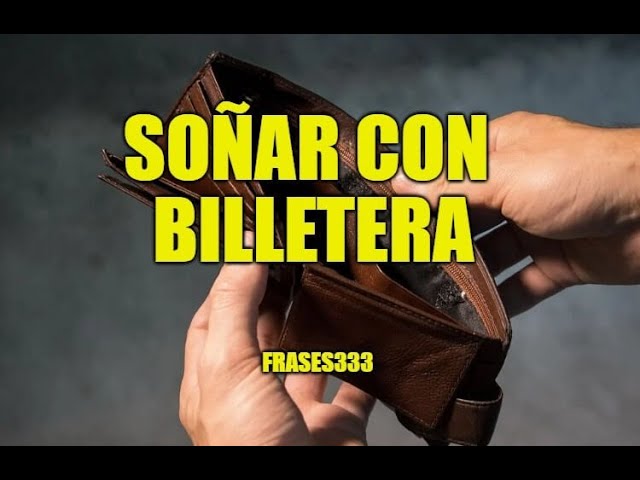 soñar con billetera negra