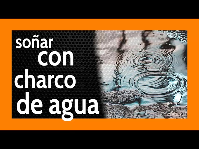 soñar con charcos de agua