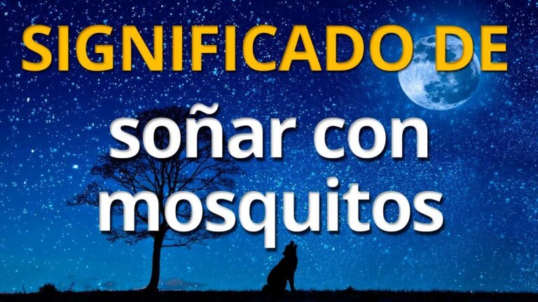 soñar con mosquitos pequeños