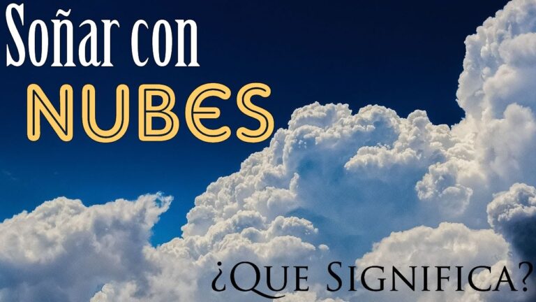 soñar con nubes