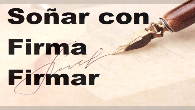 soñar firmar documentos