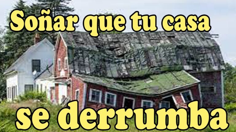 soñar que se cae una casa