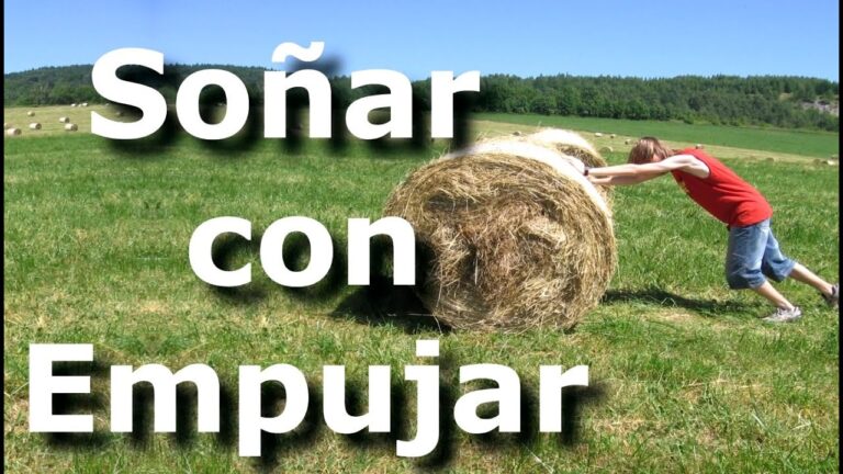 soñar que te empujan