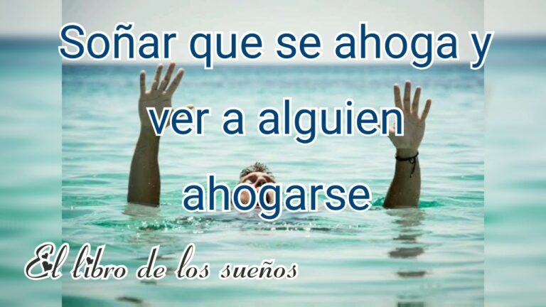 soñar que una persona se ahoga en el mar