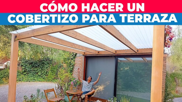 techo de madera para pergola