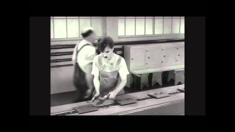 tiempos modernos de charles chaplin reflexion sobre riesgos laborales