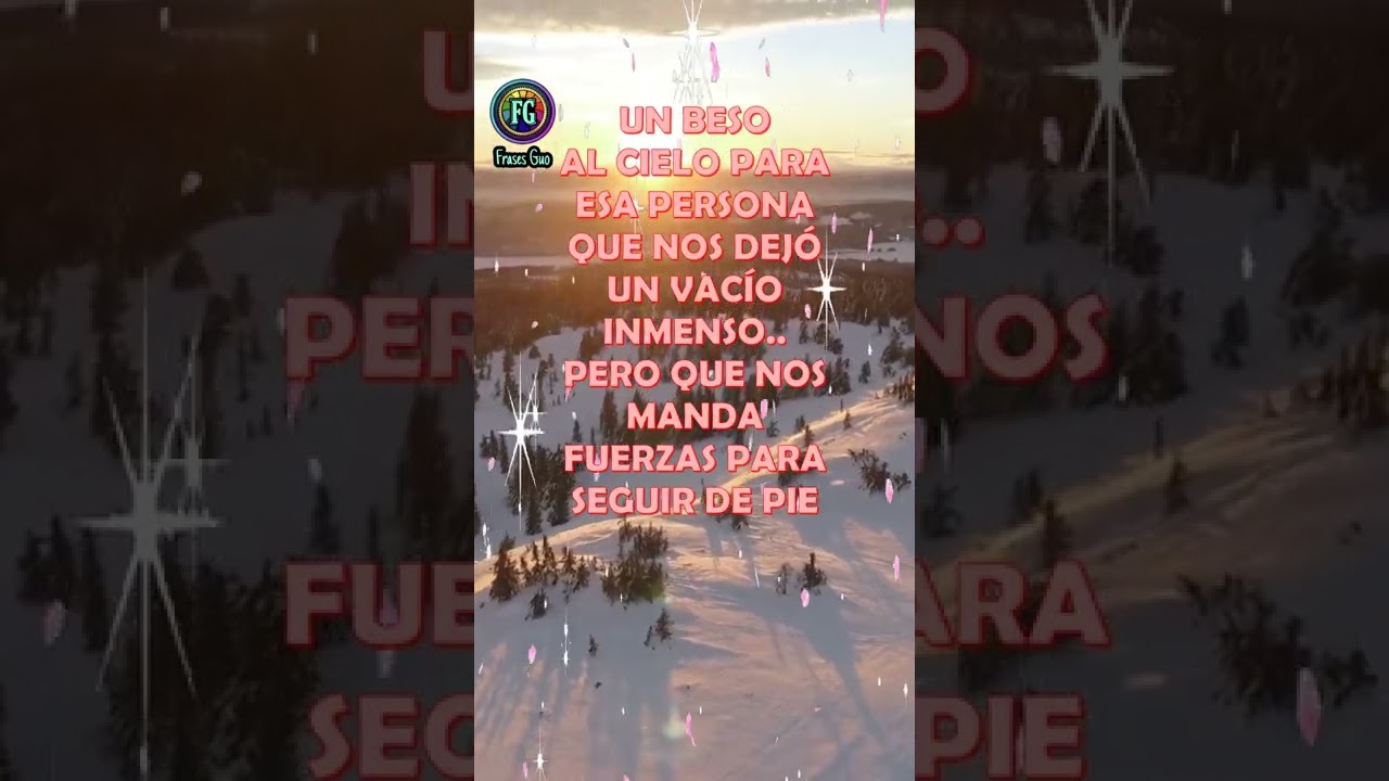 un beso al cielo frases