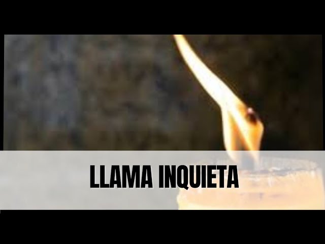 vela que se mueve mucho