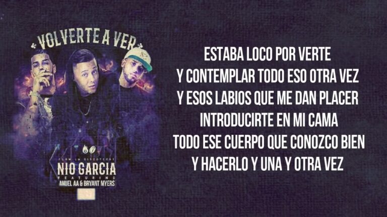 volver a verte letra